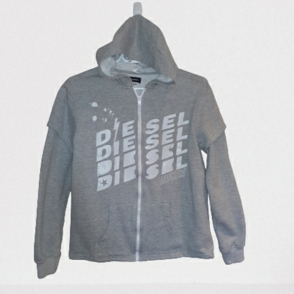 Diesel Zip Up Hood - Boys 14/16
